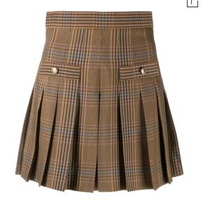 Mint condition Sandro Aisa Checked Shorts With Pleats size 38